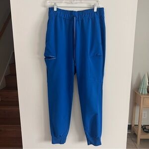 Women’s Healing Hands Royal Blue Jogger Scrub Pants